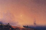 Crimean Tartars on the Sea Shore Ivan Aivazovsky